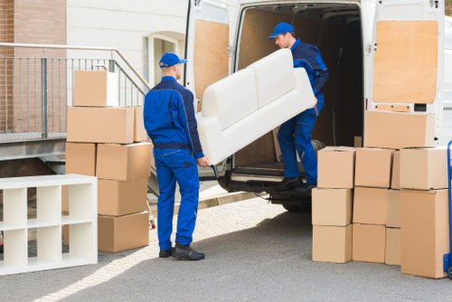 Man and van vehicle for local moves in Docklands