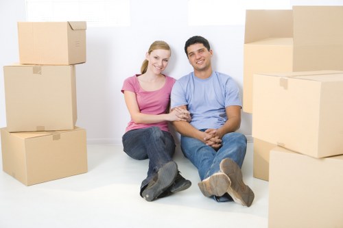 Local movers planning access and parking for a Docklands house move