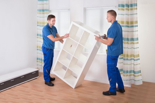 Commercial removal van service near Canary Wharf and Docklands offices