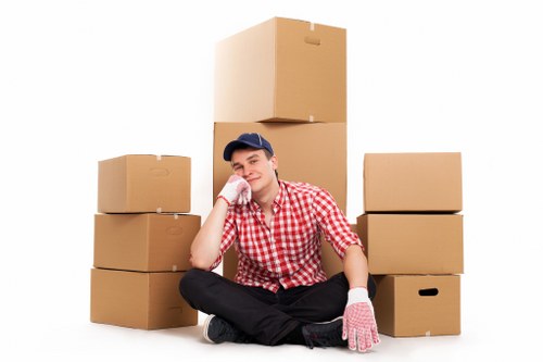 Professional moving van service for Docklands offices and apartments